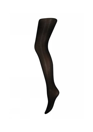 Sneaky Fox - Jocelyn Pantyhose - Black/Silver- Onesize - 30 Denier